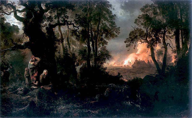 Village on Fire